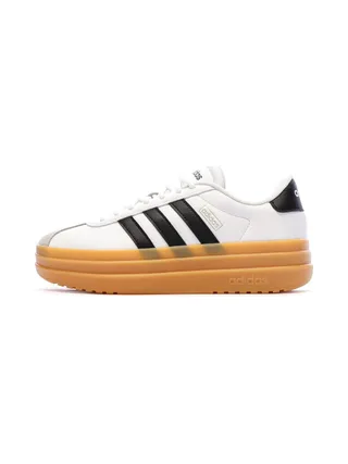 Baskets Blanc/Noir Femme Adidas Court Bold 1