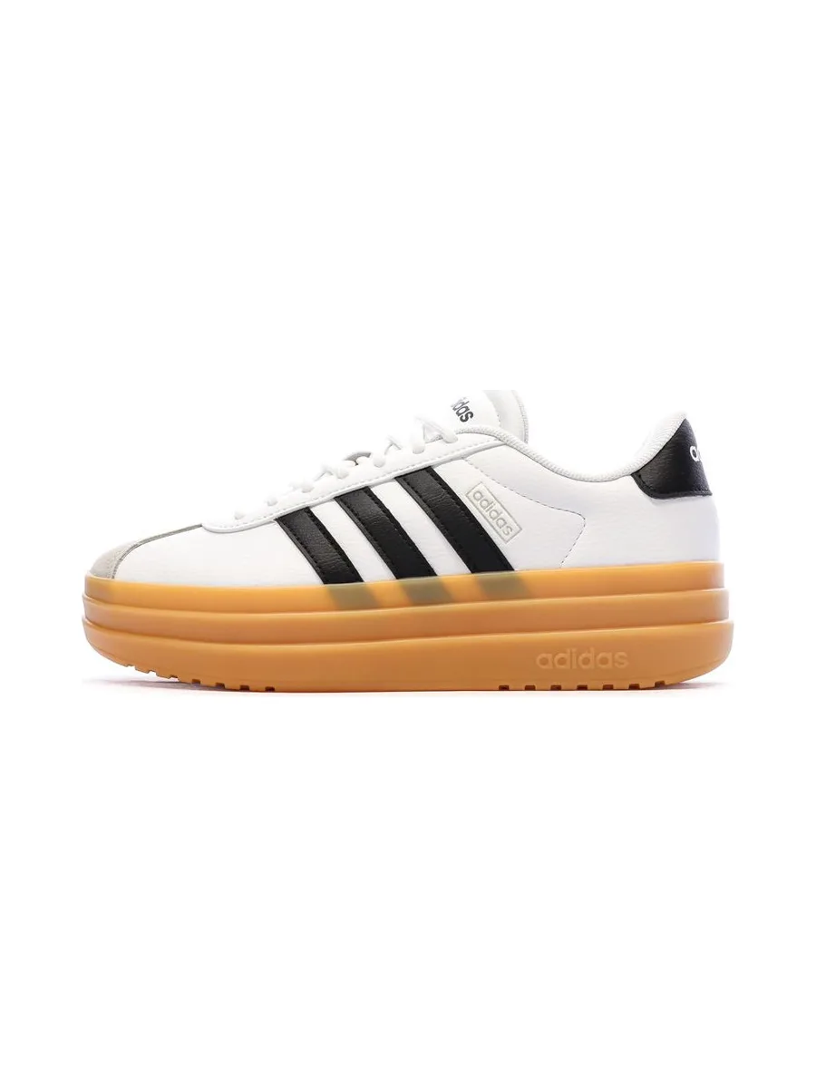 Baskets Blanc/Noir Femme Adidas Court Bold 2