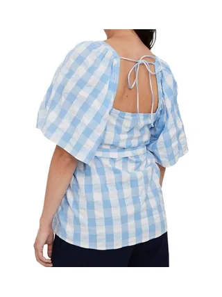 T-Shirt de Grossesse Bleu/Blanc Femme Vero Moda Maternity 20017546 2