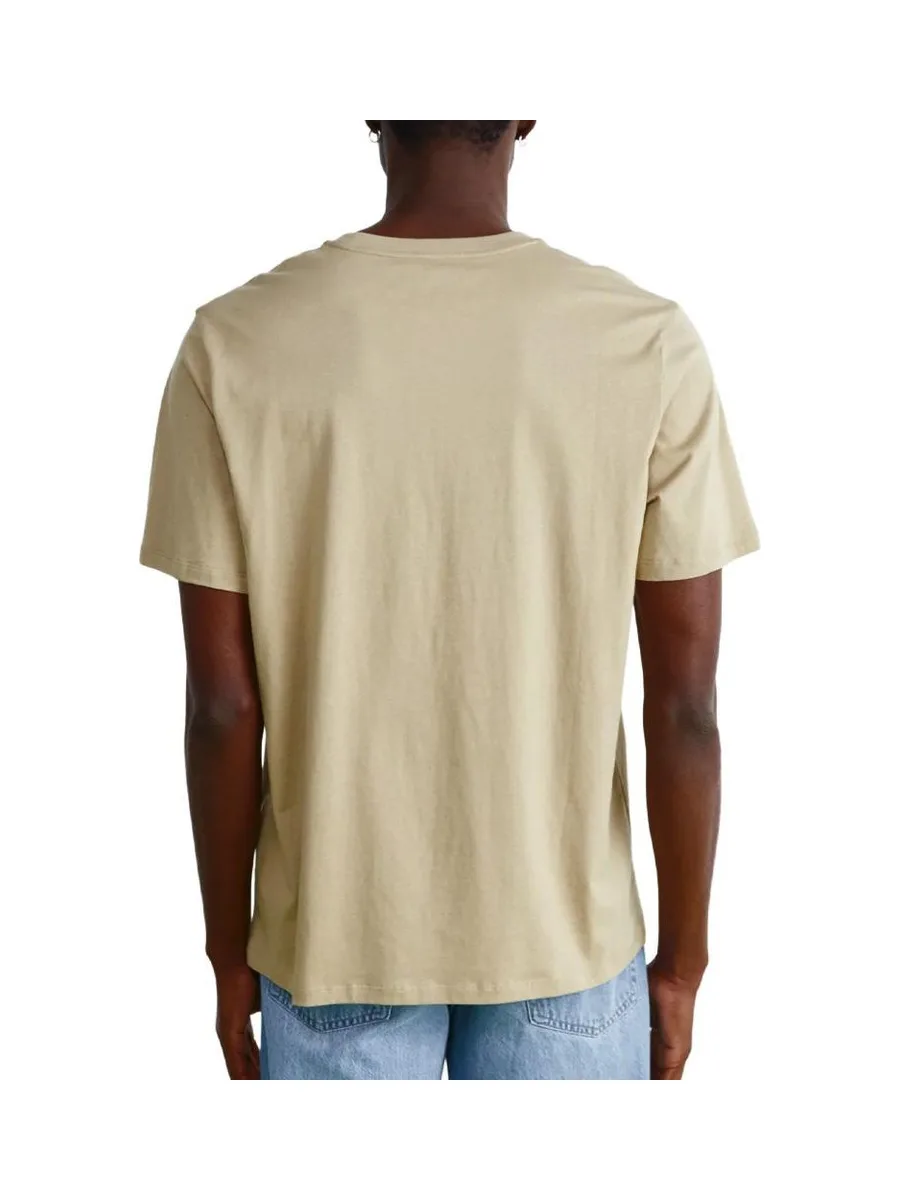 T-Shirt Beige Homme Timberland Sleeve Badge 3