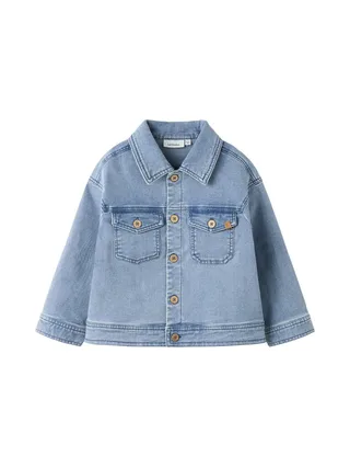 Veste Bleu Fille Lil' Atelier Ls Loose 1