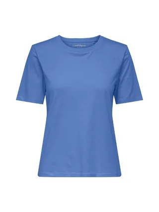 T-Shirt Bleu Femme Only Happy 1