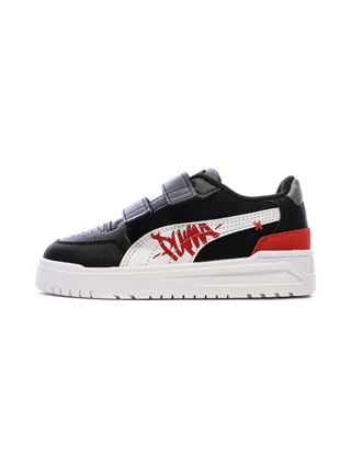Baskets Noires/Blanches Garçon Puma Shuffle Downtown 1