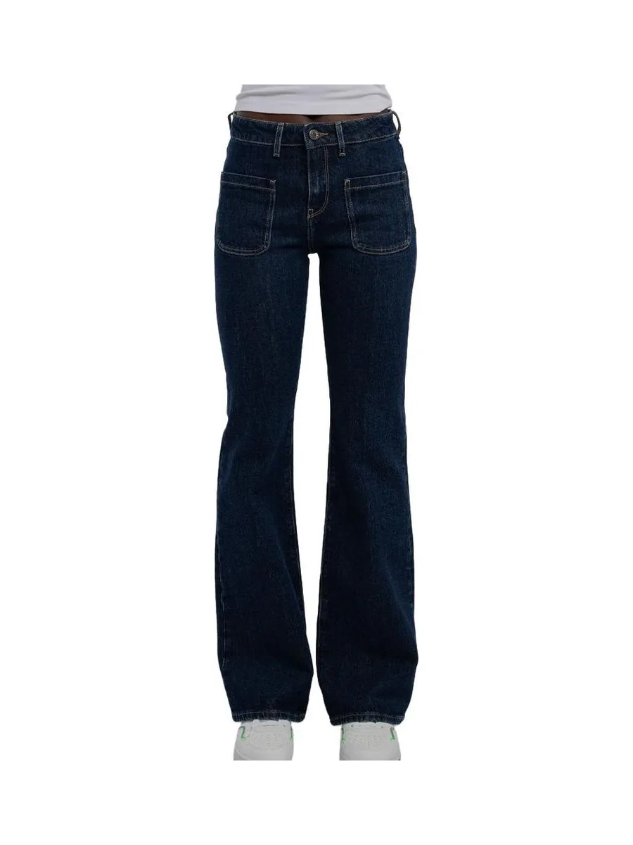 Jean Droit Bleu Femme Teddy Smith Diams 2