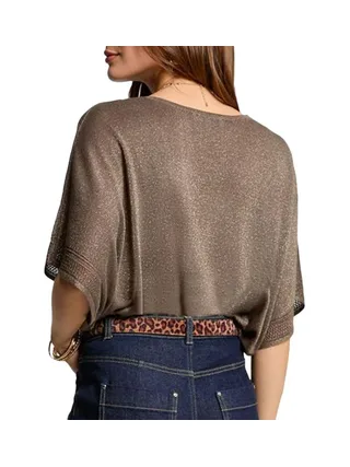 Pull Marron Clair Femme Morgan MCHRIS 2