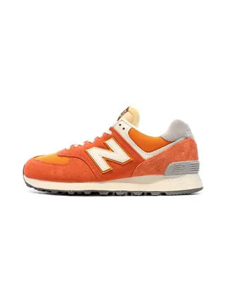 Baskets Orange/Gris Homme New Balance 574 1