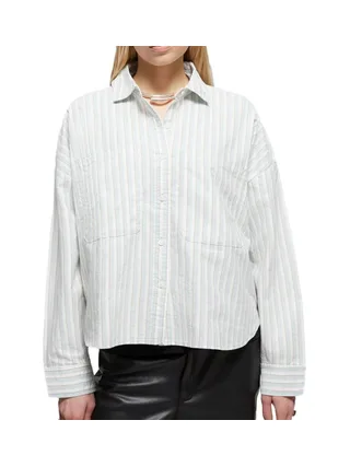 Chemise Blanches/Bleu Femme Vans Antica 1