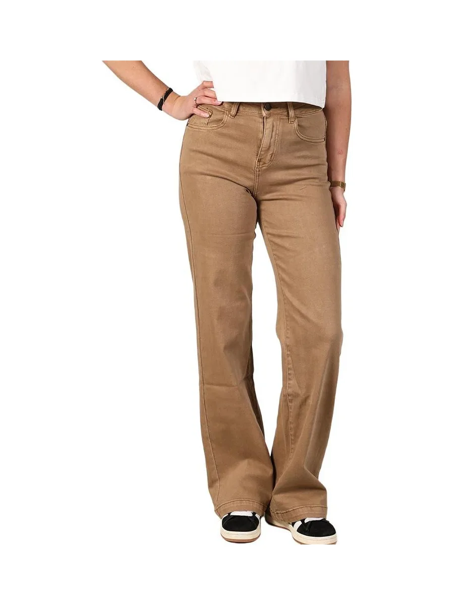 Jeans Loose Camel Femme Monday Premium Wide 2