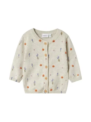 Pull Beige à Fleurs Fille Name it Fohio 1