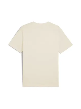 T-Shirt Beige Homme Puma Small 2