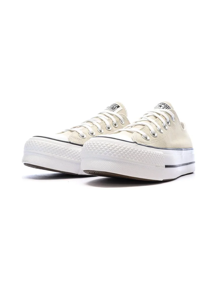 Baskets Beige Femme Converse Chuck Taylor All Star Lift A03542C 7