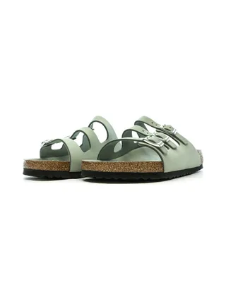 Sandales Vertes Femme Birkenstock Florida 5