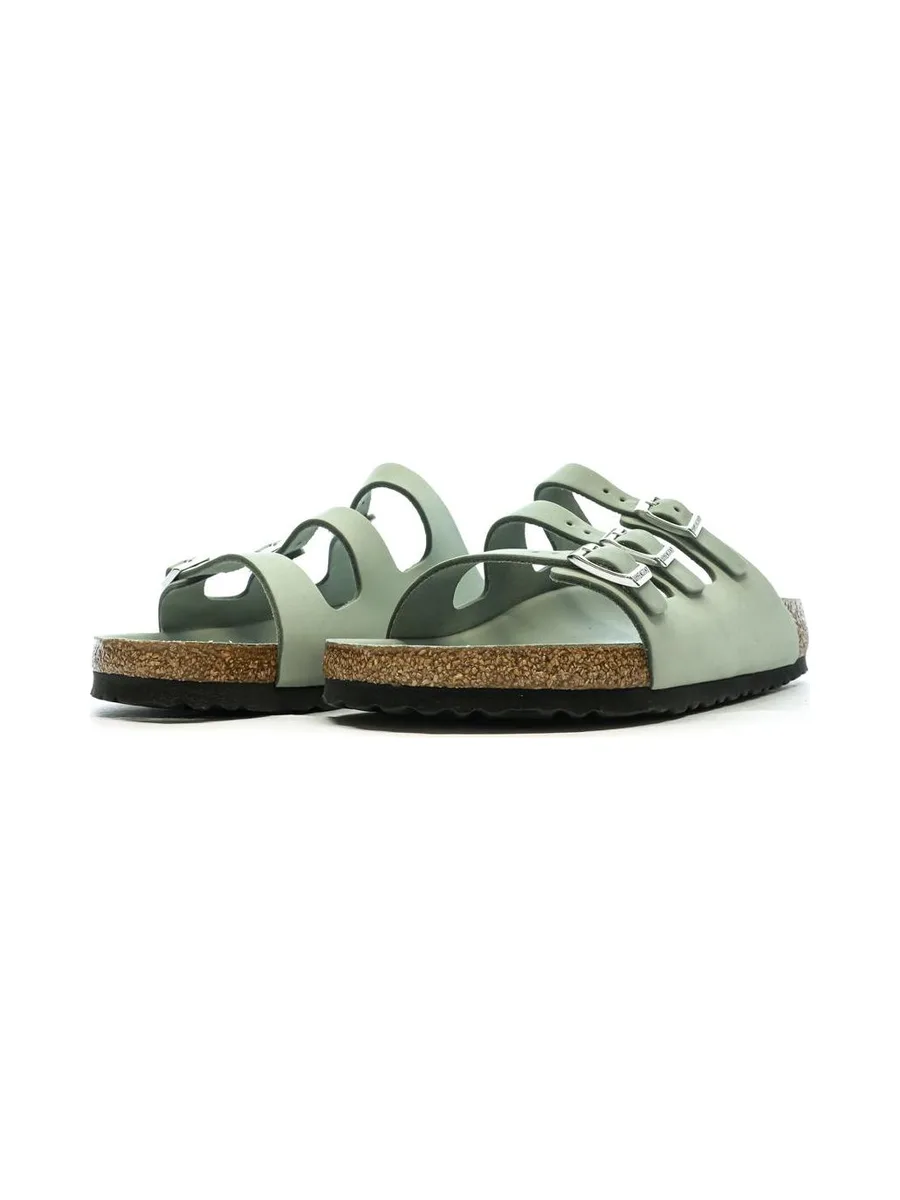 Sandales Vertes Femme Birkenstock Florida 6