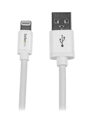 2m White 8-pin Lightning to USB Cable 1