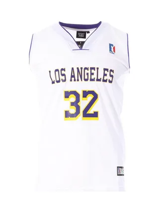 Los Angeles 32 Maillot de basketball Blanc Homme Sport Zone 1