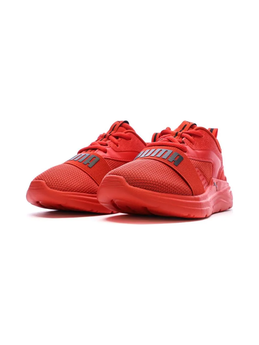 Baskets Rouges Garçon Puma Soft Wired 2 7