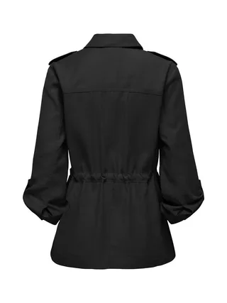 Veste Noir Femme Only 3/4 Cargo Jacket 2