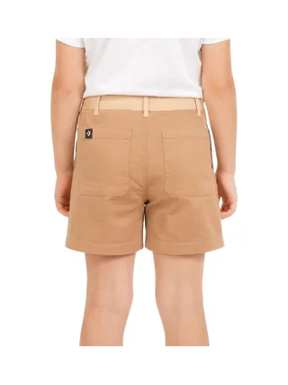 Short Marron Fille Converse Blocked 2