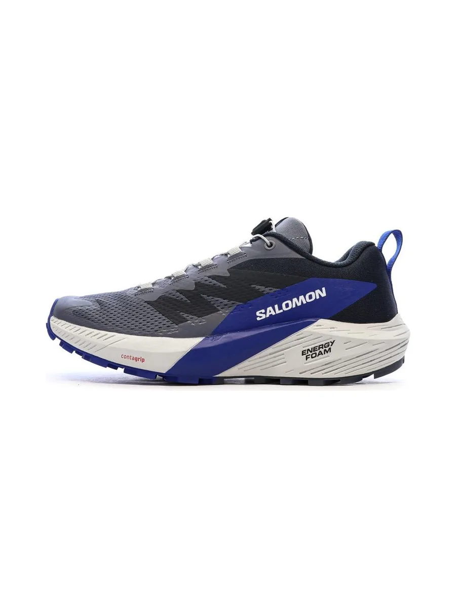 Chaussures de Trail Gris/Bleu Homme Salomon Sense Ride 5 1