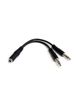 Headset Splitter 4 Pin to 2x 3 Position 1