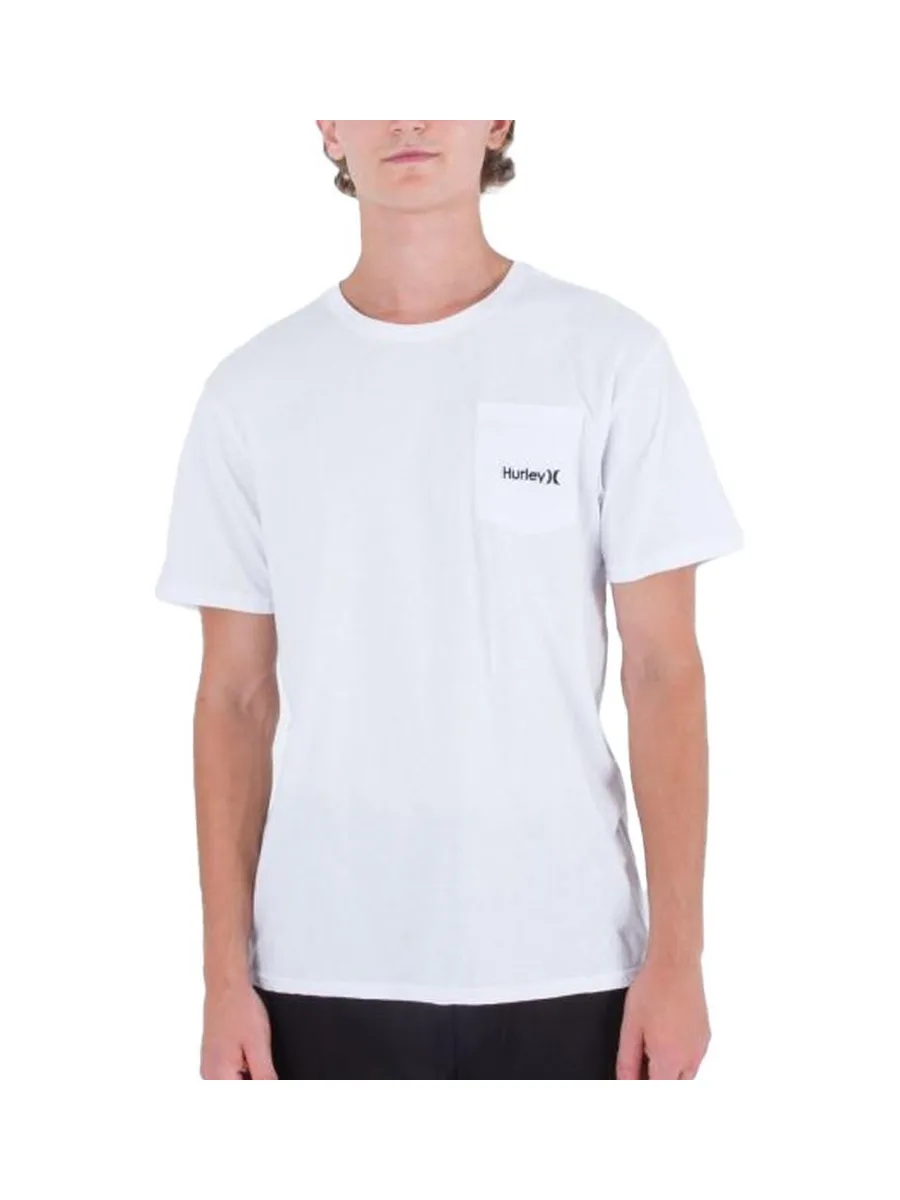 T-shirt Blanc Homme Hurley Oao 3