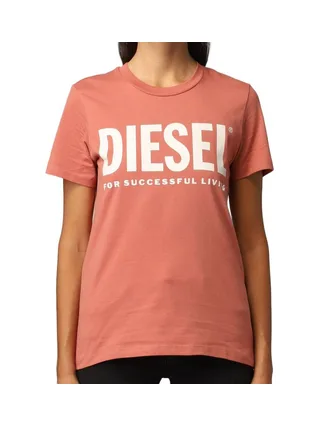 T-shirt Rose Femme Diesel Sily 1