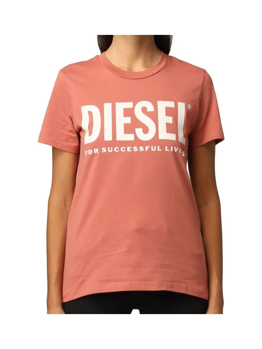 T-shirt Rose Femme Diesel Sily 2