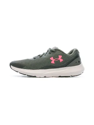 Chaussures de running Gris/Rose Femme Under Armour Surge 3 1