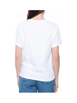 T-Shirt Blanc Femme Pepe jeans Pjl L Nd 2