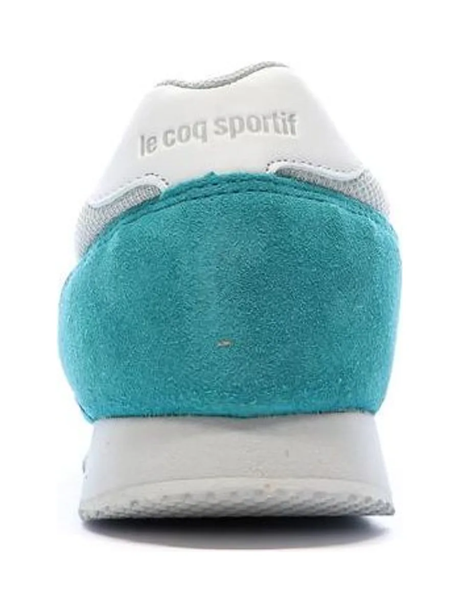 Baskets Blanches/Turquoises Femme Le Coq Sportif Alpha 6