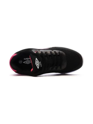 Baskets Noir/Rose Femme Umbro Nateo 4