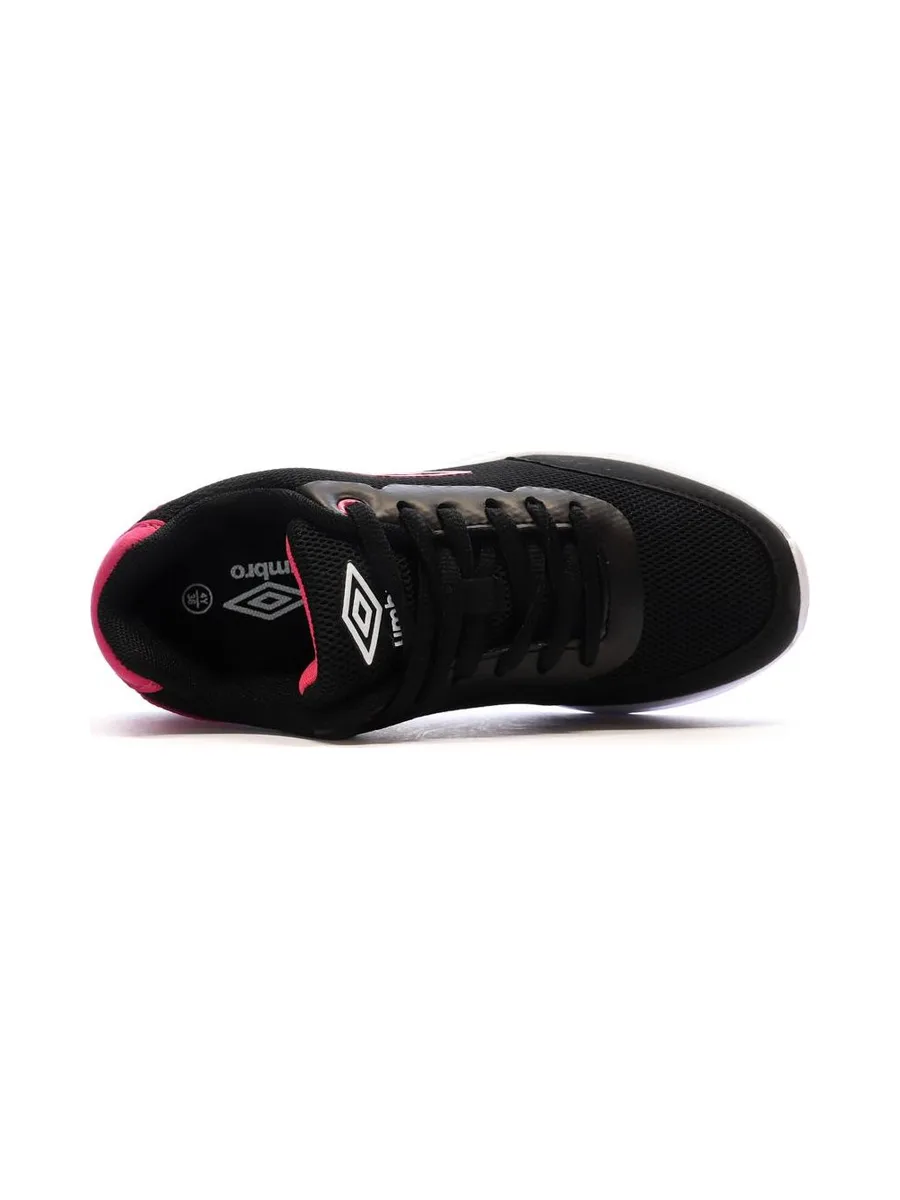 Baskets Noir/Rose Femme Umbro Nateo 5