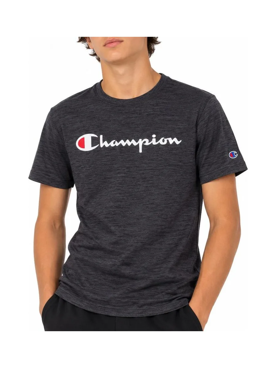 T-Shirt Noir Garçon Champion Core 2