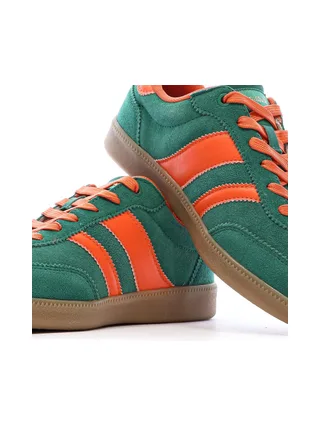Baskets Vert Foncé/Orange Femme Teddy Smith 120235 7