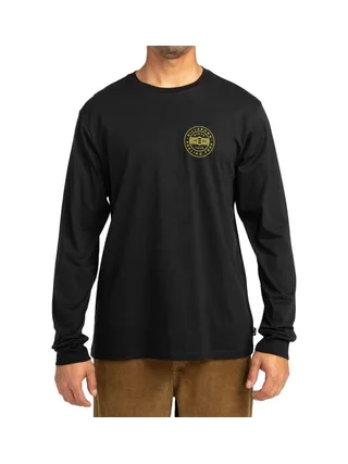 T-Shirt Manches Longues Noires Homme Billabong Stamp 1