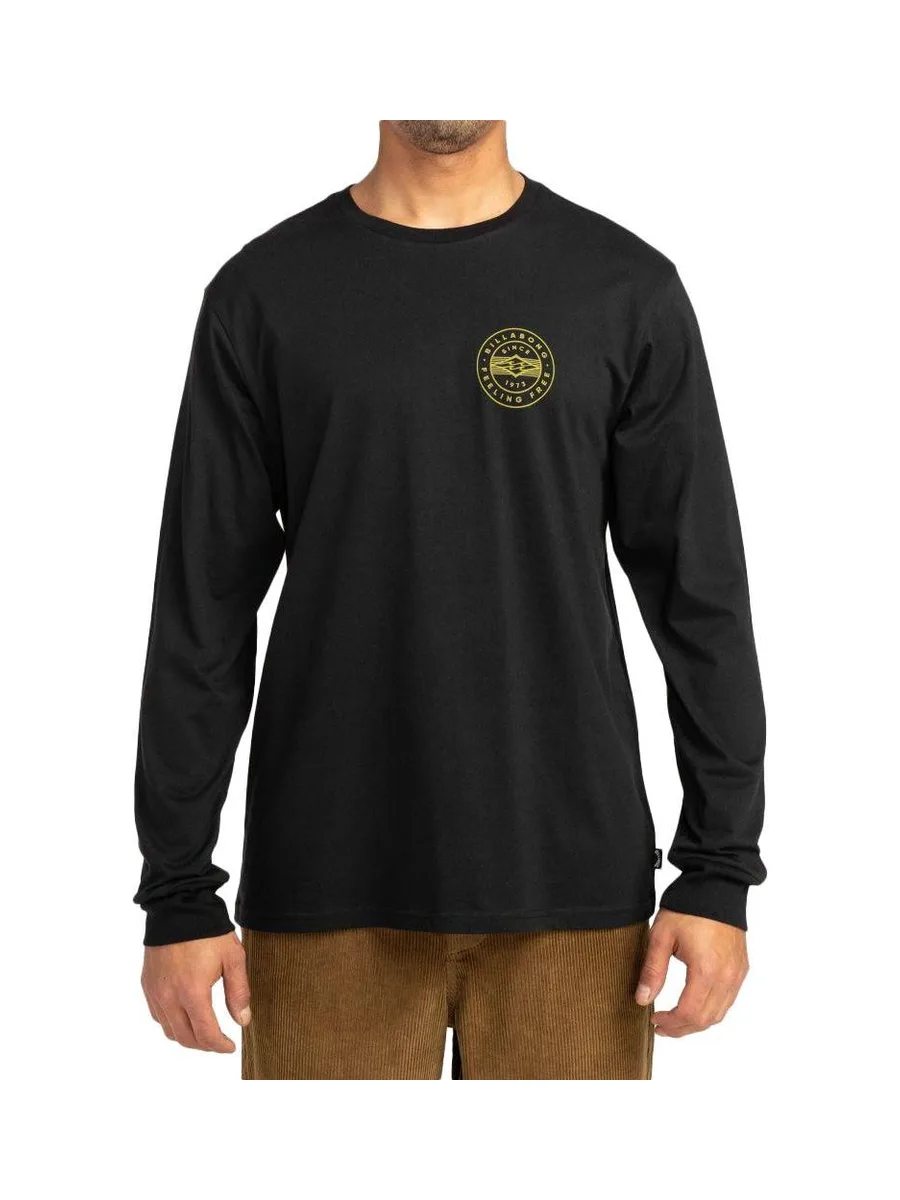 T-Shirt Manches Longues Noires Homme Billabong Stamp 2