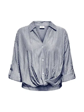 Chemise à Rayures Gris/Blanc Femme JDY Selma 1
