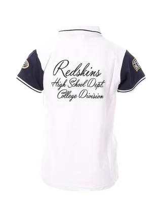 Polo Blanc/Marine Garçon Redskins PO3044 2
