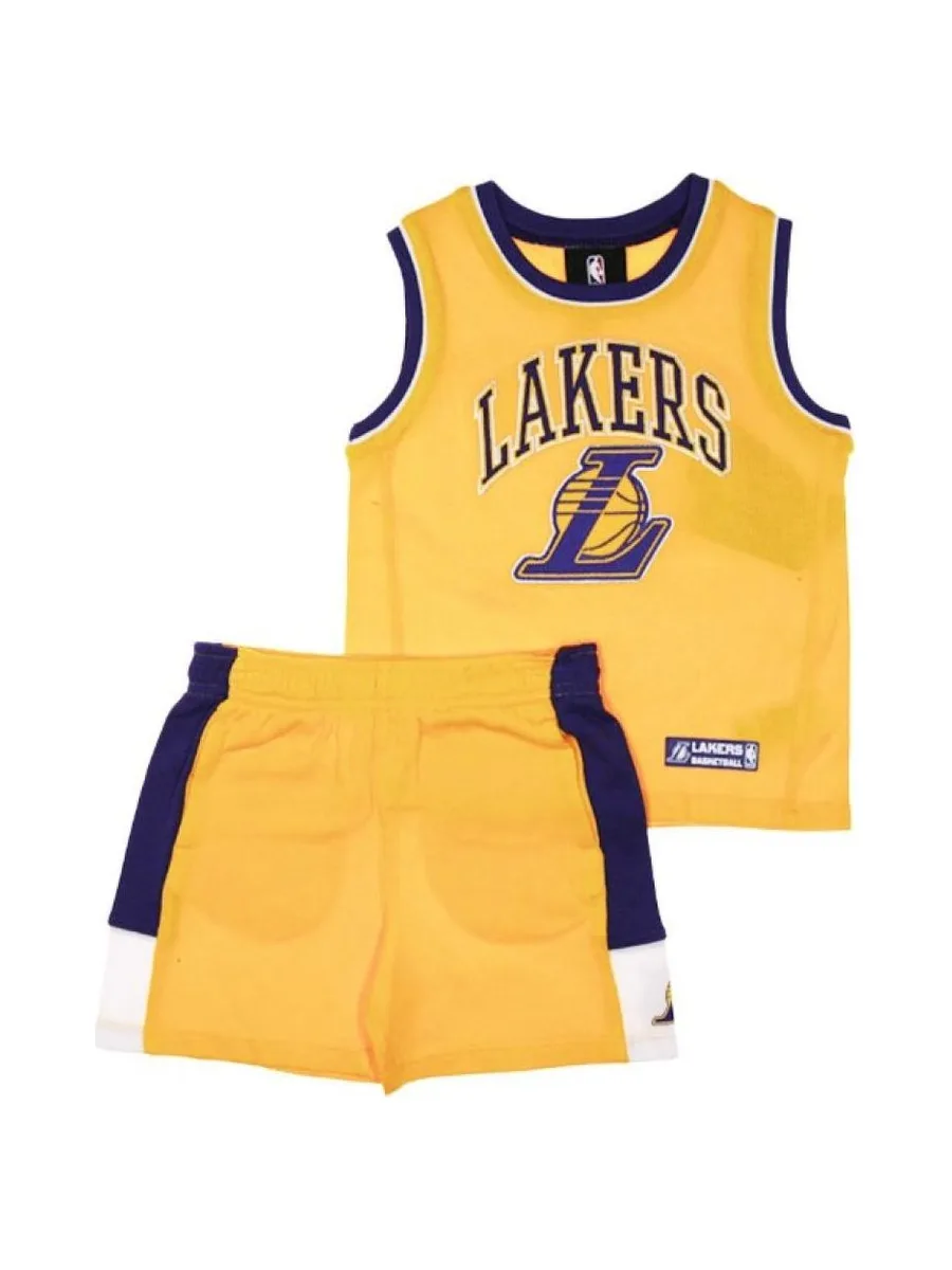 LOS ANGELES Ensemble de basketball Jaune/Noir Bébé Sport Zone 2