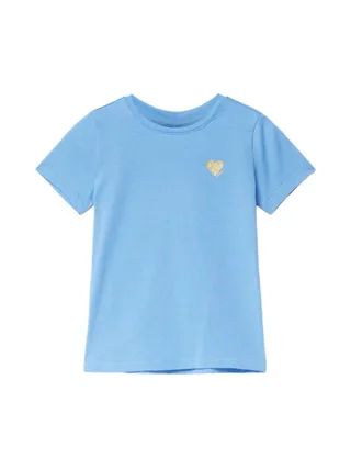 T-shirt Bleu Fille Kids Only Kita 1