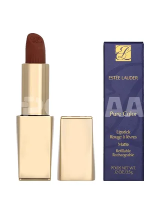 E.Lauder Pure Color Matte Refillable Lipstick 3.5g - #567 Knowing 1