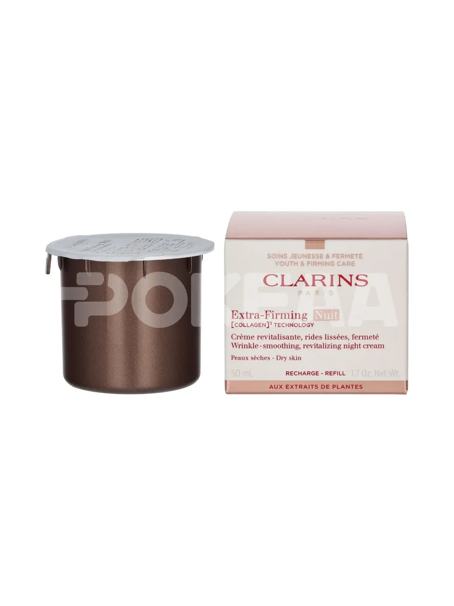 Clarins Extra Firming Night Cream Refill 50ml - For Dry Skin 1