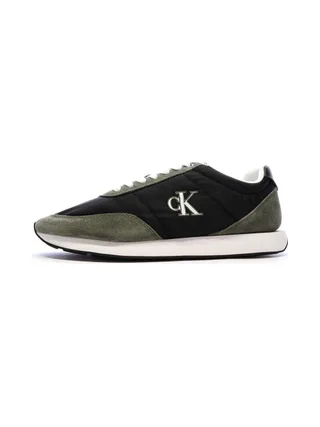 Baskets Noir/Kaki Homme Calvin Klein Jeans Retros 1