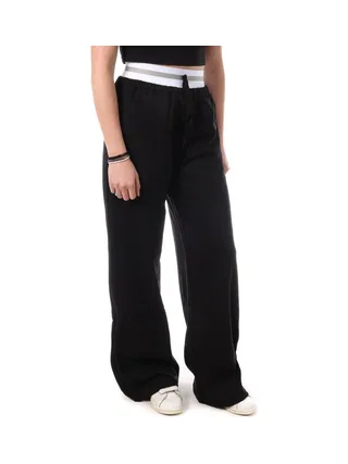Pantalon Fluide Noir Femme Monday Premium 3256 1