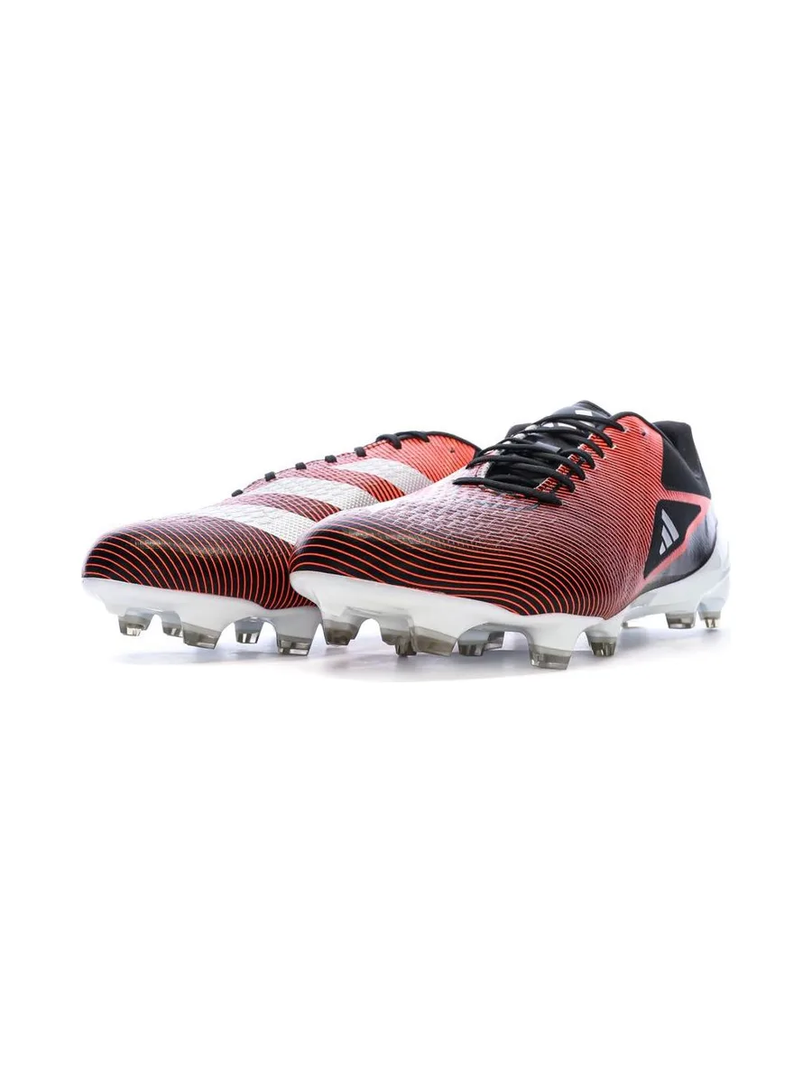 Chaussures de Rugby Rouges Homme Adidas Adizero RS15 Pro 7