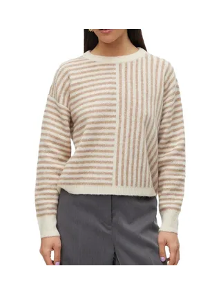 Pull Beige/Écru Femme Vero Moda Ranus 1