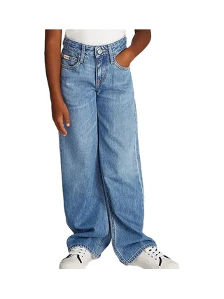 Jean Loose Bleu Fille Calvin Klein Jeans IG0IG02842 1