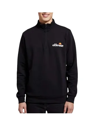 Sweat 1/4 de Zip Noir Homme Ellesse SOP23615A 1