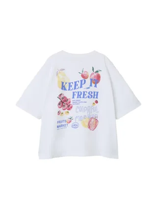 T-shirt Blanc Fille Name it Tafina 2