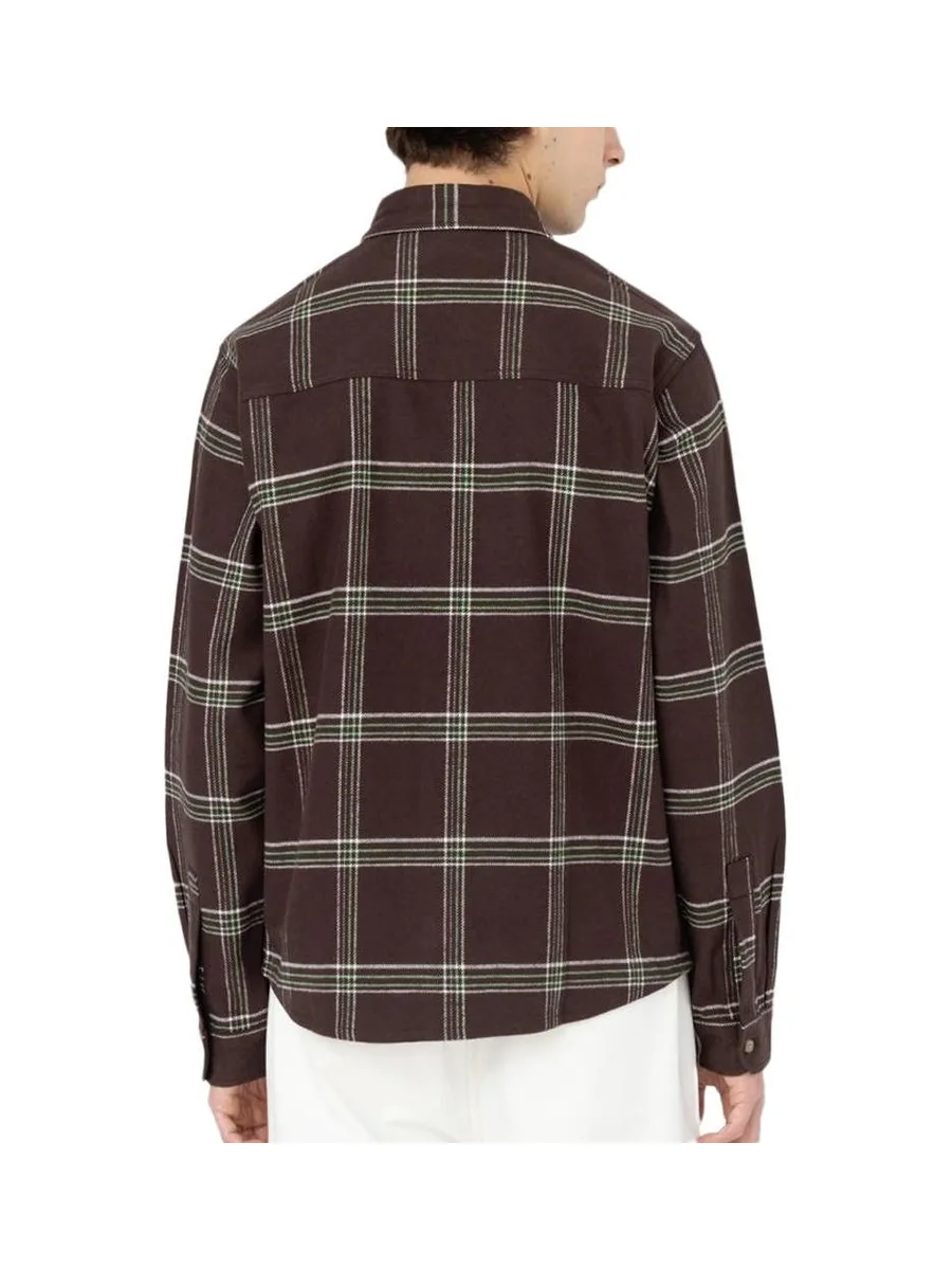 Chemise Marron/Vert Homme Dickies Warrenton 3